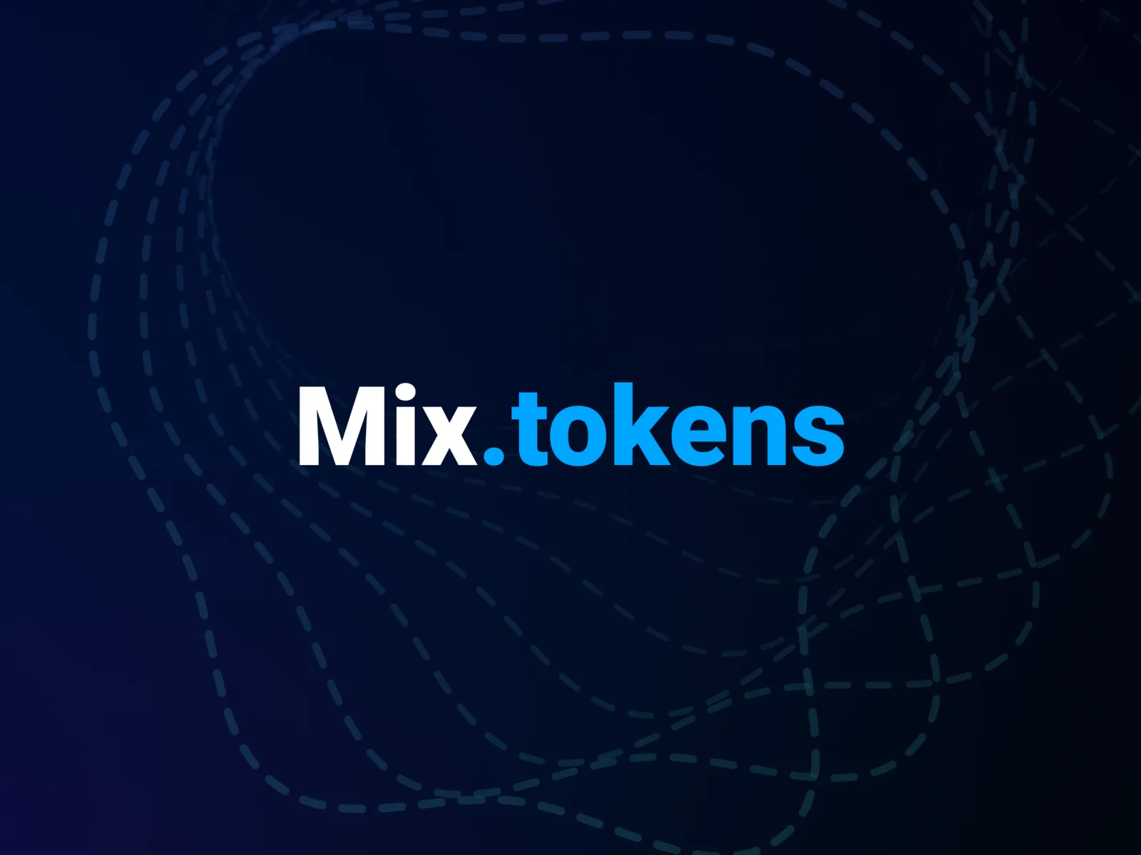 Mix.tokens presentation title slide.
